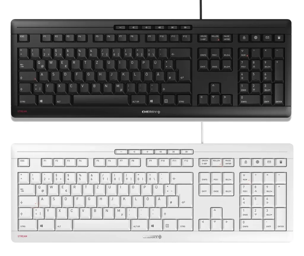 Wired keyboard STREAM KEYBOARD black