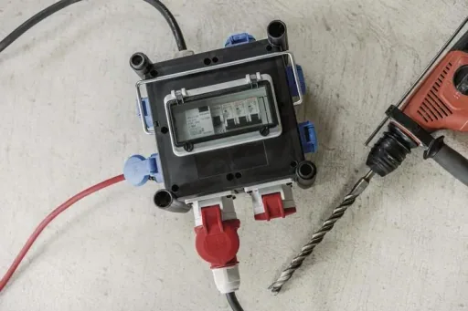 Compact rubber power distributor BSV 3 FI/16 2 IP44