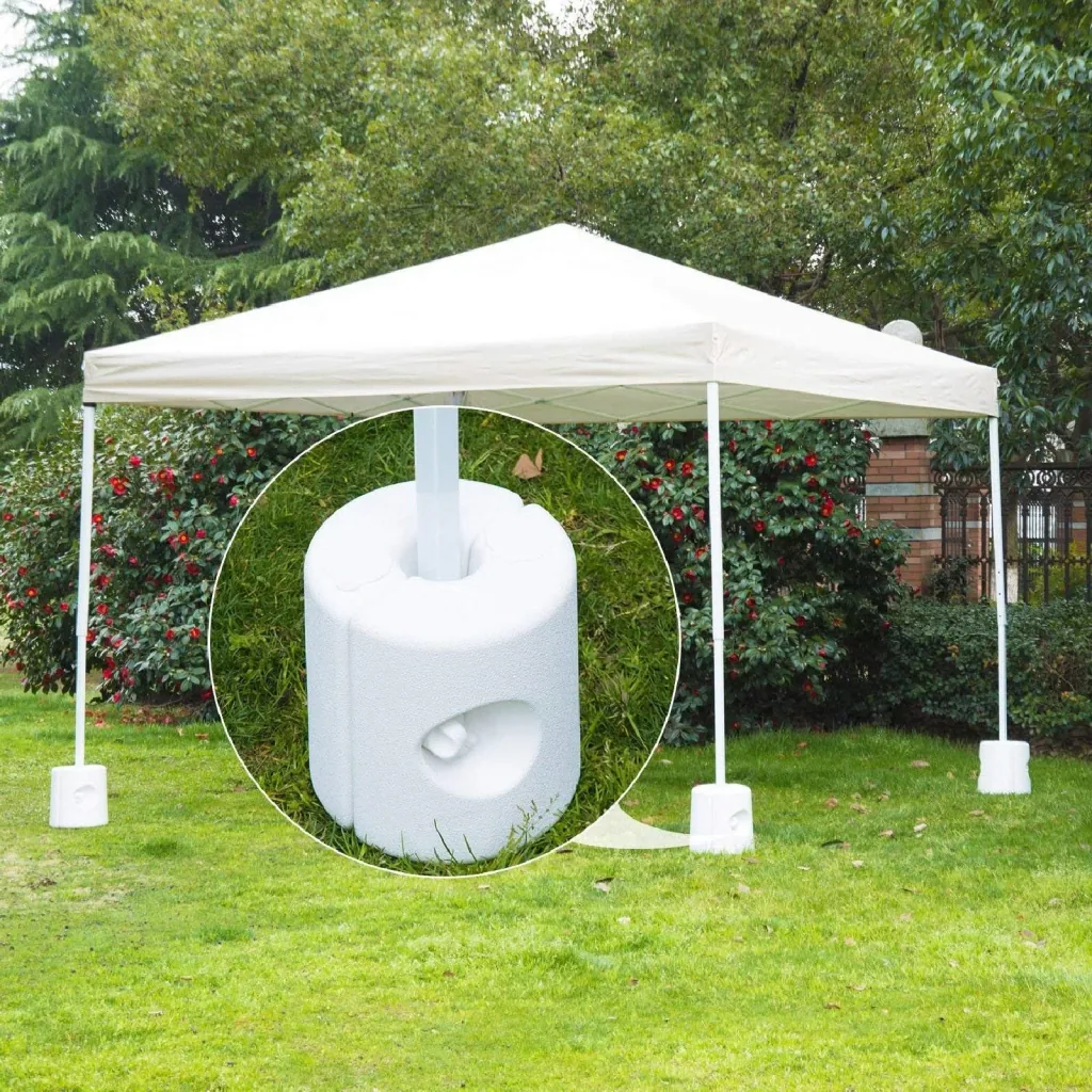 4 x weights for folding gazebo base to secure the stand with water/sand