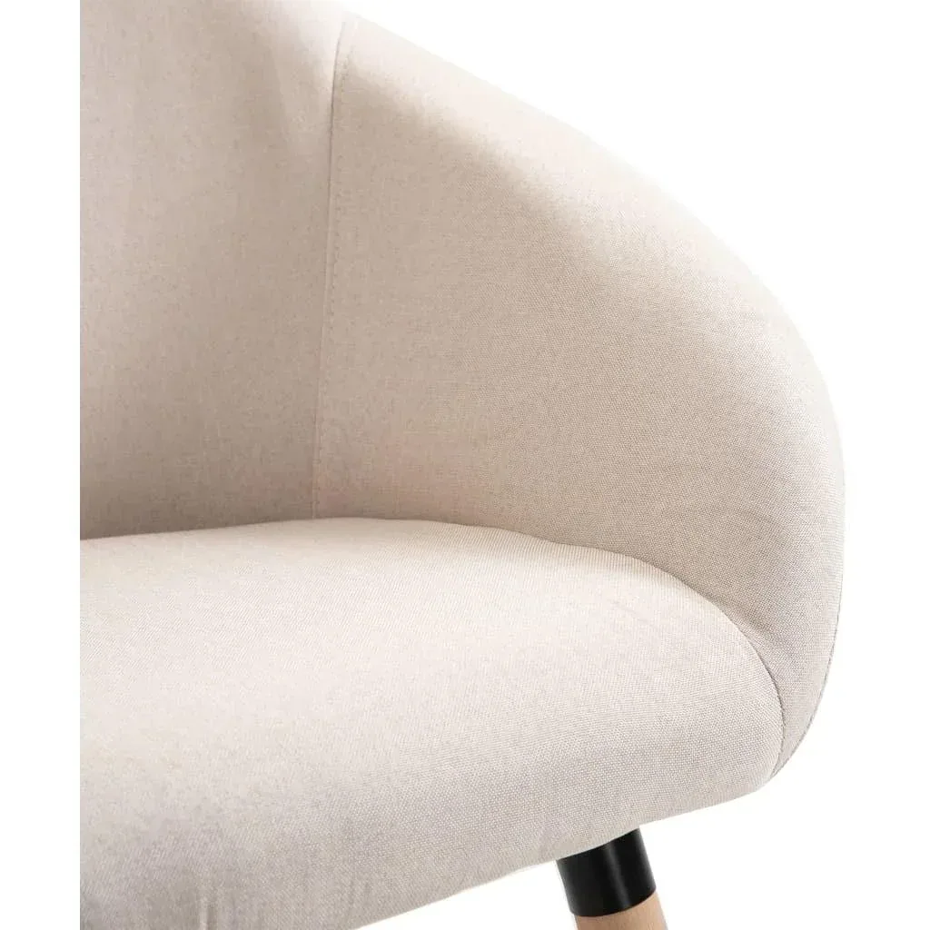 Dining chair in cream