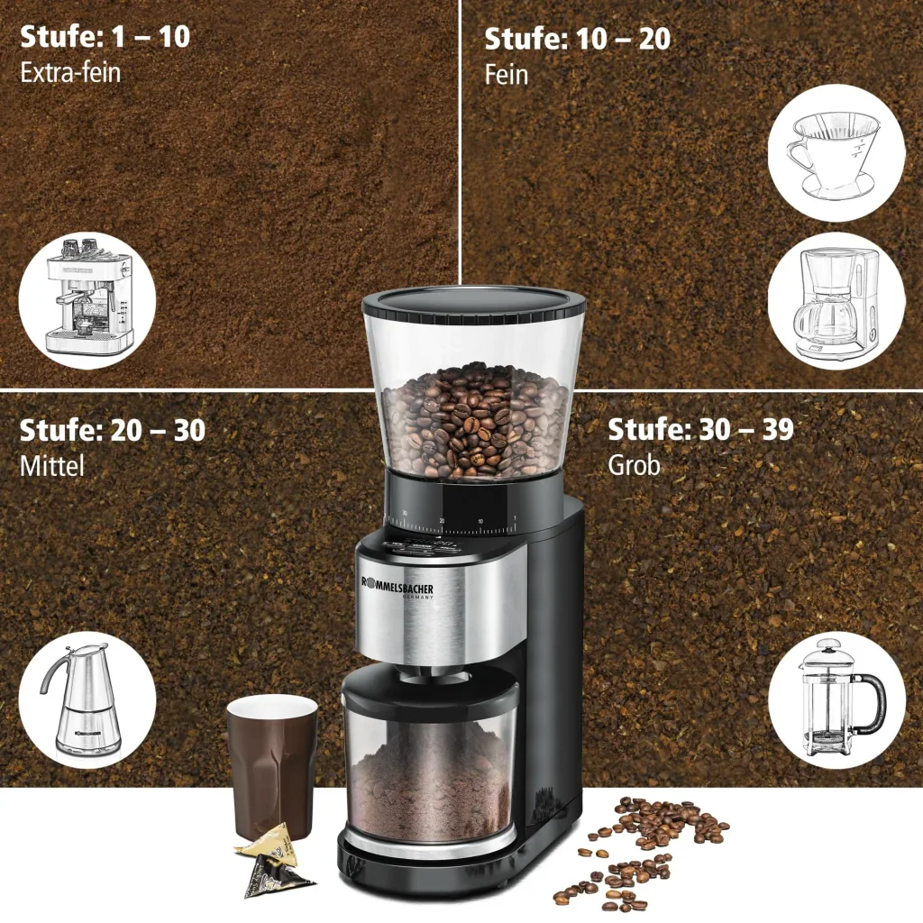 Coffee grinder with integrated scale EKM 500