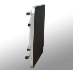 Dog grooming table with holder and rubberized work surface