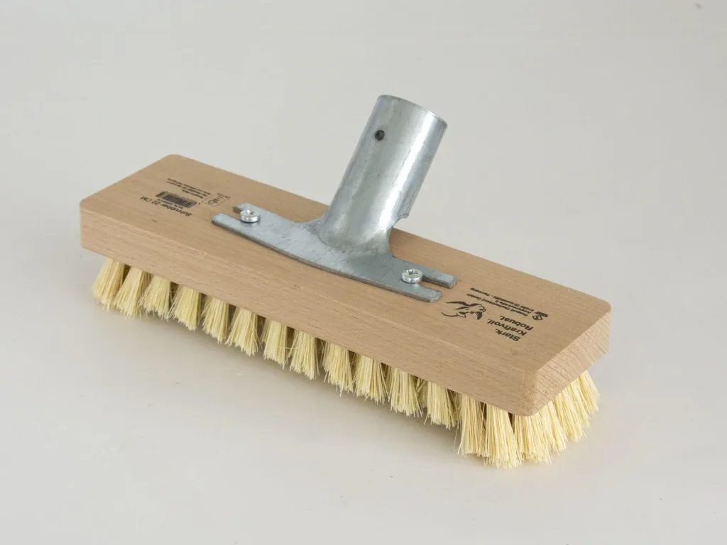 Scrubber, 24 cm with metal handle holder
