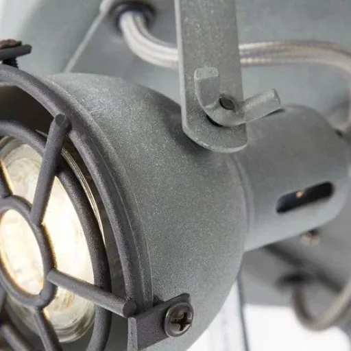 Industrial ceiling light Jesper - concrete grey